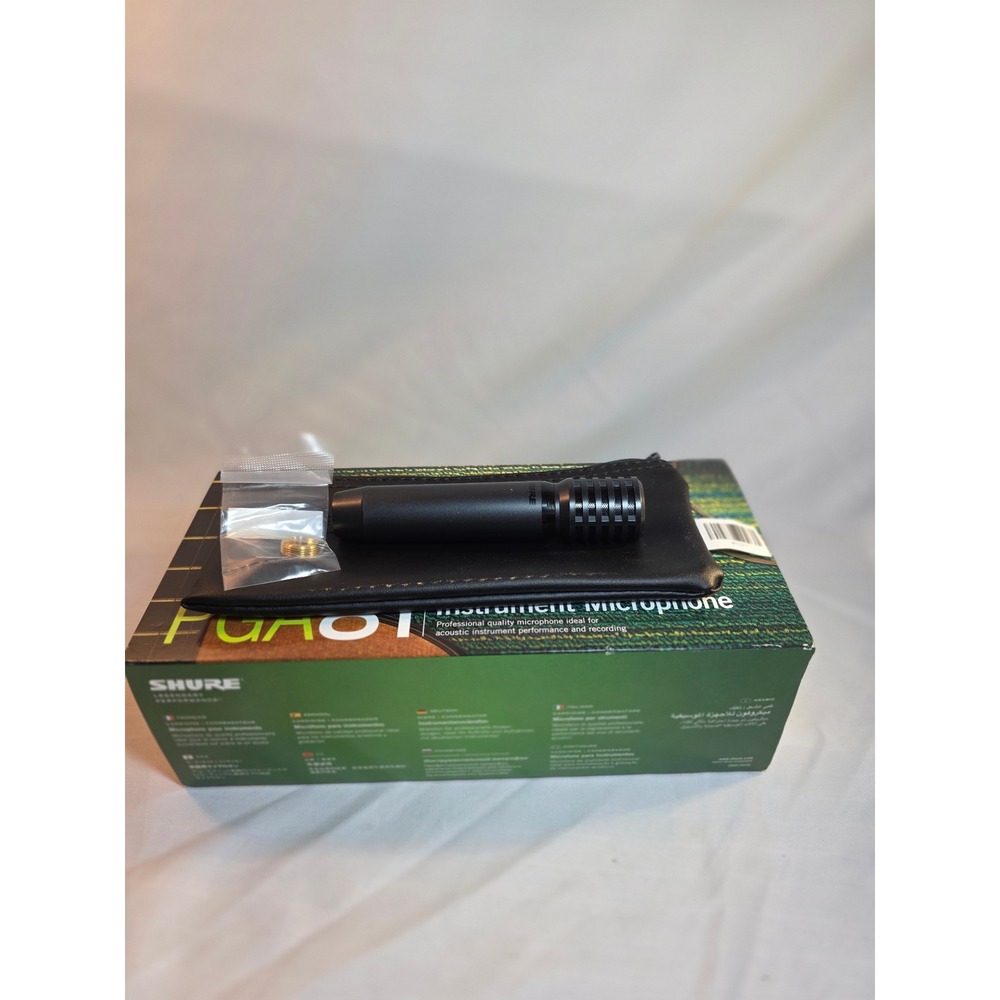Shure PGA81 Cardioid Condenser Instrument Microphone PG ALTA PGA81-LC Black